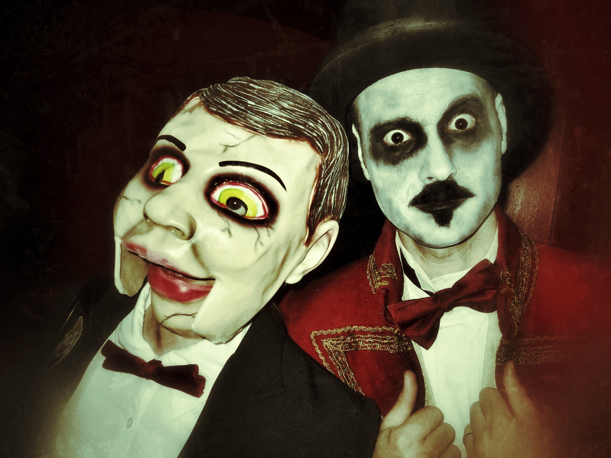 steam punk ventriloquist puppet master
